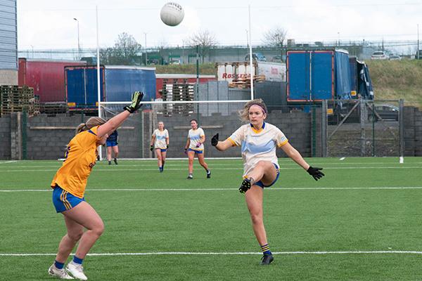 Football match action shot